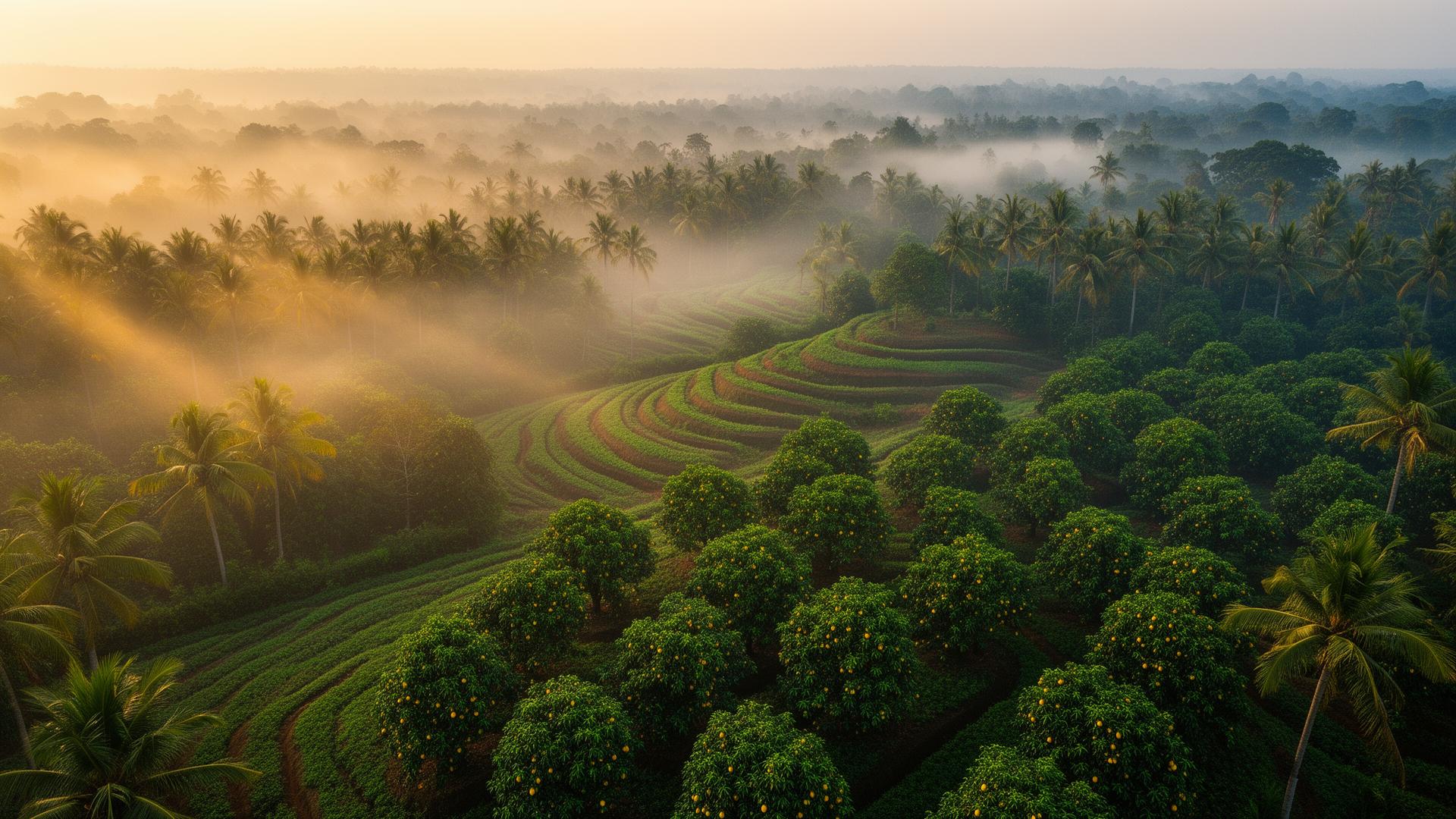 Vasavi Dhara Farms aerial